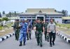 Danlanud RSA Lepas Kepulangan Pangkogabwilhan I Usai Kunjungan Kerja di Natuna