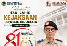 Kantah Buton Tengah Ucapkan Selamat Peringati Hari Lahir Kejaksaan RI ke-81