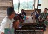 Babinsa Koramil 04/Letung Komsos dengan Poktan Mekar Asih, Dorong Ketahanan Pangan di Bukit Padi