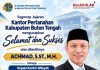 Kantor Pertanahan Buton Tengah Ucapkan Selamat dan Sukses atas Pelantikan Achmad Sebagai Kakanwil BPN Sultra