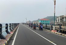 Kabut Asap Selimuti Jalan SP II , Satlantas Polres Anambas Imbau Pengendara Ekstra Hati-hati