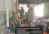 Babinsa Koramil 04/Letung Komsos dengan Polhut Jemaja, Bahas Karhutla dan Kondisi Cuaca
