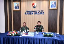 Danlanud RSA Ikuti Sosialisasi Pengembangan Alpalhankam untuk Perkuat Kesiapan TNI AU
