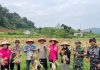Babinsa Koramil 04/Letung Hadiri Panen Jagung Ketahanan Pangan di Desa Bukit Padi