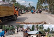 Resah Tak Kunjung Diaspal, Warga Oengkolaki Patungan Tambal Jalan Rusak Demi Keselamatan