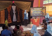 Semarak Hari Batik Nasional, SDN 007 Muntai Kenalkan Batik Cual Anambas Lewat Fashion Show dan Lomba Mewarnai