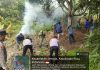 Babinsa Koramil 04/Letung Mempererat Sinergitas Melalui Gotong Royong