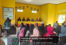 Babinsa Koramil 04/Letung Hadiri Sosialisasi Program Bedah Rumah BSPS 2026 di Desa Mampok