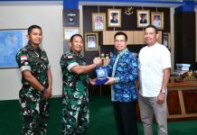 Kunjungan Kehormatan Danlanud RSA ke Bupati Anambas, Pererat Hubungan Kelembagaan