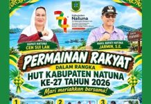 Pemkab Natuna Gelar Permainan Rakyat HUT ke-27 di Pantai Piwang, Ada Lima Lomba Tradisional