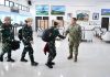 Danlanud RSA Sambut Kadet Unhan RI untuk Program Pengabdian di Natuna