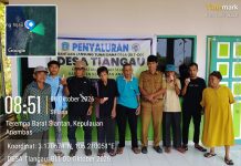 Kades Khermansya Salurkan BLT Dana Desa Oktober kepada 27 KPM di Tiangau