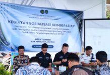 Imigrasi Anambas Sosialisasikan Bahaya TPPO dan Penyelundupan Manusia di Desa Tiangau
