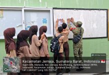 Personel Koramil 04/Letung Sosialisasikan Rekrutmen TNI AD kepada Siswa SMA Negeri 1 Jemaja