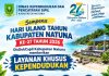 HUT ke-27 Natuna, Disdukcapil Hadirkan Layanan Kependudukan di Pantai Piwang