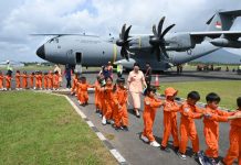 Melihat dari Dekat A400M TNI AU, Siswa TK Angkasa Antusias Kenali Dunia Dirgantara